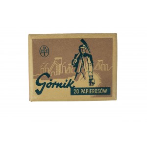 Polski Monopol Tytoniowy original cardboard box of 20 Miner cigarettes, very good condition