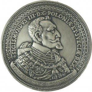 Medal założenie mennicy w Bydgoszczy przez Zygmunta III / 50 lat bydgoskiego oddziału PTAiN, srebrzony