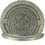 [Srebro] Medal z okazji 400 rocznicy utworzenia mennicy w Bydgoszczy 1594 - 1994, średnica 70mm, waga 140,7g, próba 925 na rancie