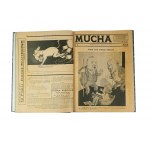 MUCHA Pismo satyryczno-polityczne, rok 69 (1937r.), numery 1-6, 8-22, 24-53 [brak 7 i 23 do kompletu]