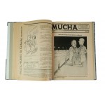 MUCHA satirical-political magazine, year 69 (1937), issues 1-6, 8-22, 24-53 [missing 7 and 23 for the set].
