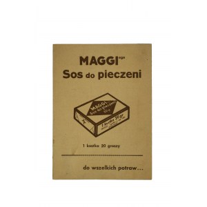 MAGGIego baking sauce for all kinds of dishes - advertising brochure with recipes for sauces, braised kidneys and fried potatoes