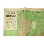 Plán mesta Bydgoszcz, júl 1939, nakreslil A. Sulkowski, f. 68 x 44 cm, ZBYTOČNÉ