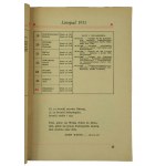 Student Calendar 1951-52, Warsaw 1951, 537 pages