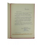 Diplom o udelení medaily Európskej akadémie umení za prvú cenu za rok 1967 + blahoprajný list k 55. narodeninám od brigádneho generála Albína Žytu