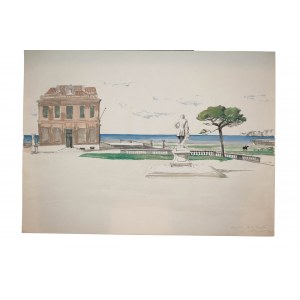 SKUPIN Richard - Marseille. Park Borelli, signováno, 1963, f. 64 x 47cm