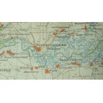 Mapa KONSTANTINOWSK stan na rok 1941, poprawiona w I.1943r. wyłącznie do użytku służbowego, skala 1:300.000, f. 75 x 50cm