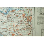 Karte von KONOTOP [Ukraine, 250km von Kiew], Stand 1941, überarbeitet VI.1943, Maßstab 1:300.000