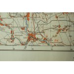 Mapa KIROVOGRAD [Kropivnytsky], Ukrajina, 250 km od Kyjeva, z roku 1941, opraveno v I.1943, měřítko 1:300.000, f. 75 x 50cm