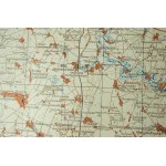 Mapa KREMENTSCHUG [Krzemieńczuk], Ukrajina , Poltavská oblasť, z roku 1941, opravená v VI.1943, mierka 1:300.000, f. 65x50cm
