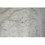 Mapa MILLEROWO, Rosja, obwód rostowski, stan na 1941r., poprawiana w I.1943r., skala 1:300.000, f. 64,5 x 50cm