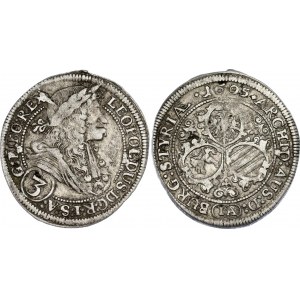 Austria 3 Kreuzer 1695 IA