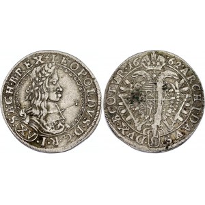 Austria 15 Kreuzer 1662 CA