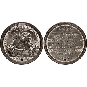 Austria WM Medal The Cessation of Hostilities with Turkey and France 1717