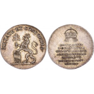 Austria Silver Coronation Medal 1790