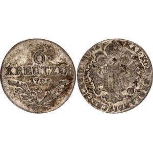 Austria 6 Kreuzer 1795 F