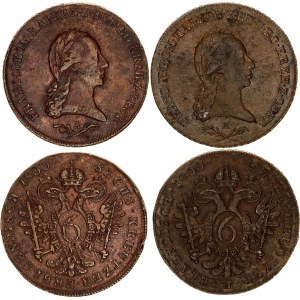 Austria 2 x 6 Kreutzer 1800 A
