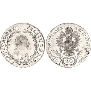 Austria 20 Kreuzer 1802 A