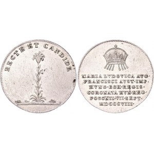 Austria Silver Coronation Medal 1808