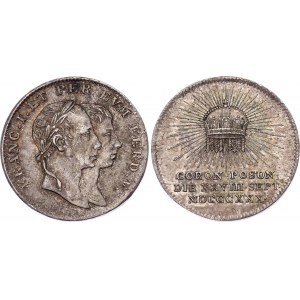 Austria Silver Coronation Medal 1830