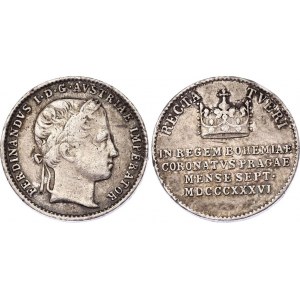 Austria Silver Medal Coronation of Ferdinand I in Prague 1836