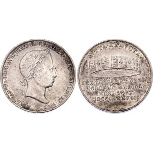 Austria Silver Medal Coronation of Ferdinand I in Milan 1838