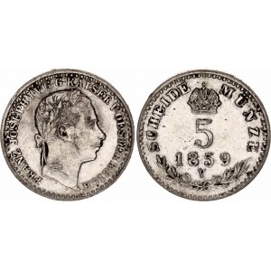 Austria 5 Kreuzer 1859 V