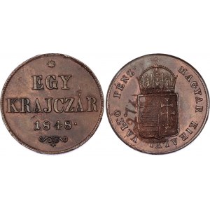 Hungary 1 Krajczar 1848 War of Independence