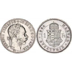 Hungary 1 Forint 1884 KB