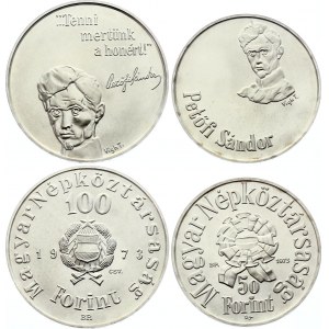 Hungary 50 & 100 Forint 1973 BP