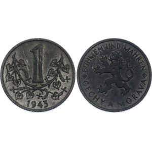 Bohemia & Moravia 1 Koruna 1943