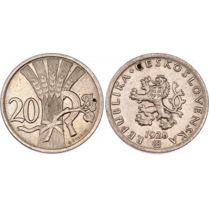 Czechoslovakia 20 Haleru 1928