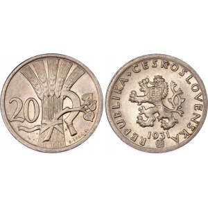 Czechoslovakia 20 Haleru 1931