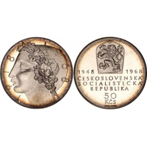 Czechoslovakia 50 Korun 1968 PROOF