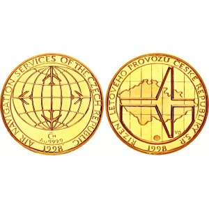 Czech Republic Gold Medal Air Navigation Services 1998