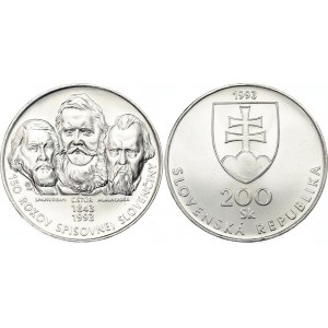 Slovakia 200 Korun 1993