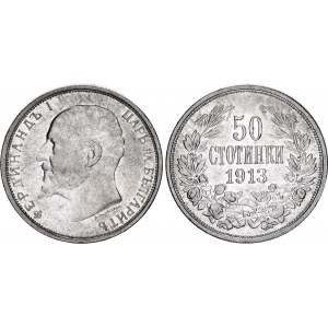 Bulgaria 50 Stotinki 1913