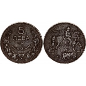 Bulgaria 5 Leva 1941