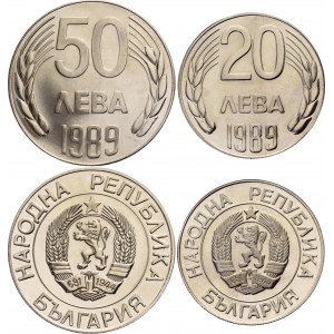 Bulgaria 20 - 50 Leva 1989