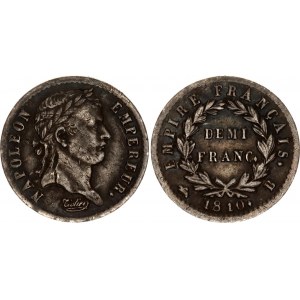 France 1/2 Franc 1810 B