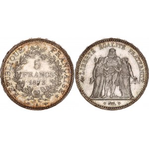 France 5 Francs 1873 A