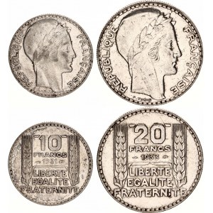 France 10 & 20 Francs 1931 - 1933