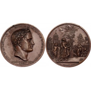 France Bronze Medal for the Transfer of the Ashes of Napoleon at the Les Invalides 1840 (ND)