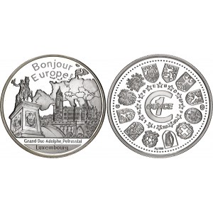 Luxembourg 1 Oz Silver Medal Grand Duc Adolphe (ND)