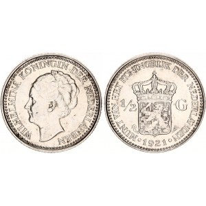 Netherlands 1/2 Gulden 1921