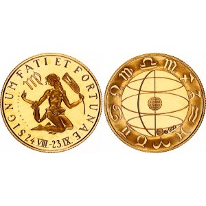 Spain Gold Medal Zodiac - Virgin 1969 (ND)
