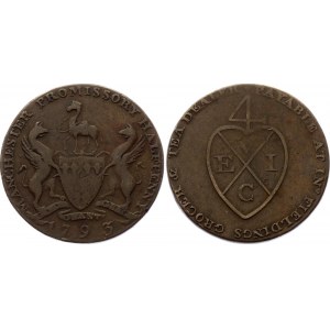 Great Britain 1/2 Penny Lancashire - Manchester / I. Fielding Token 1793