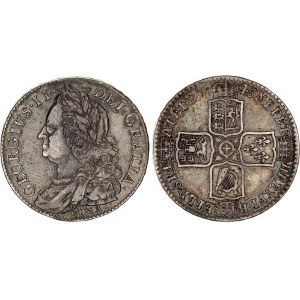 Great Britain 1/2 Crown 1745 LIMA