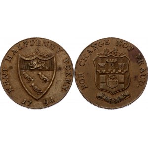 Great Britain Kent Lamberhurst 1/2 Penny Token 1794
