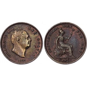 Great Britain 1/3 Farthing 1835